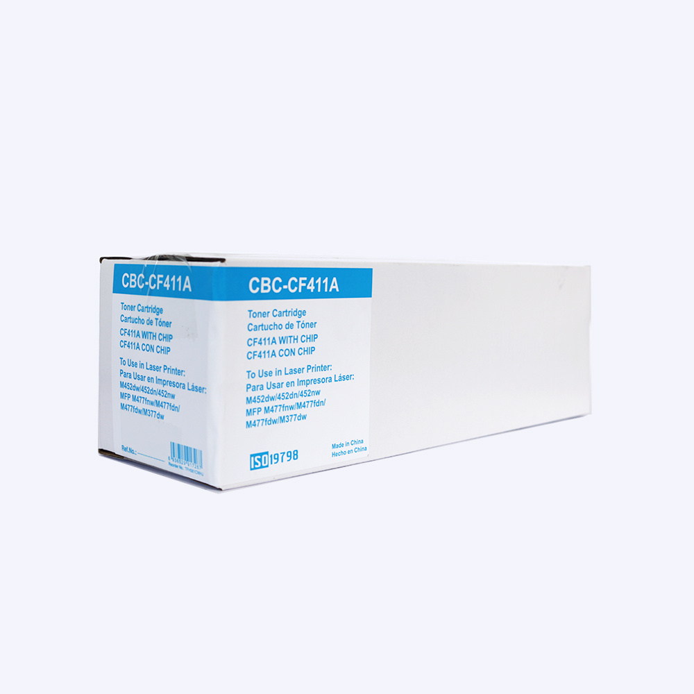 Tóner Genérico CF411A (410A) Calidad Premium Color Cian