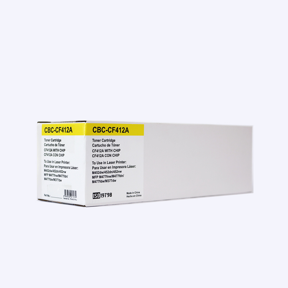 Tóner Genérico CF412A (410A) Calidad Premium Color Amarillo