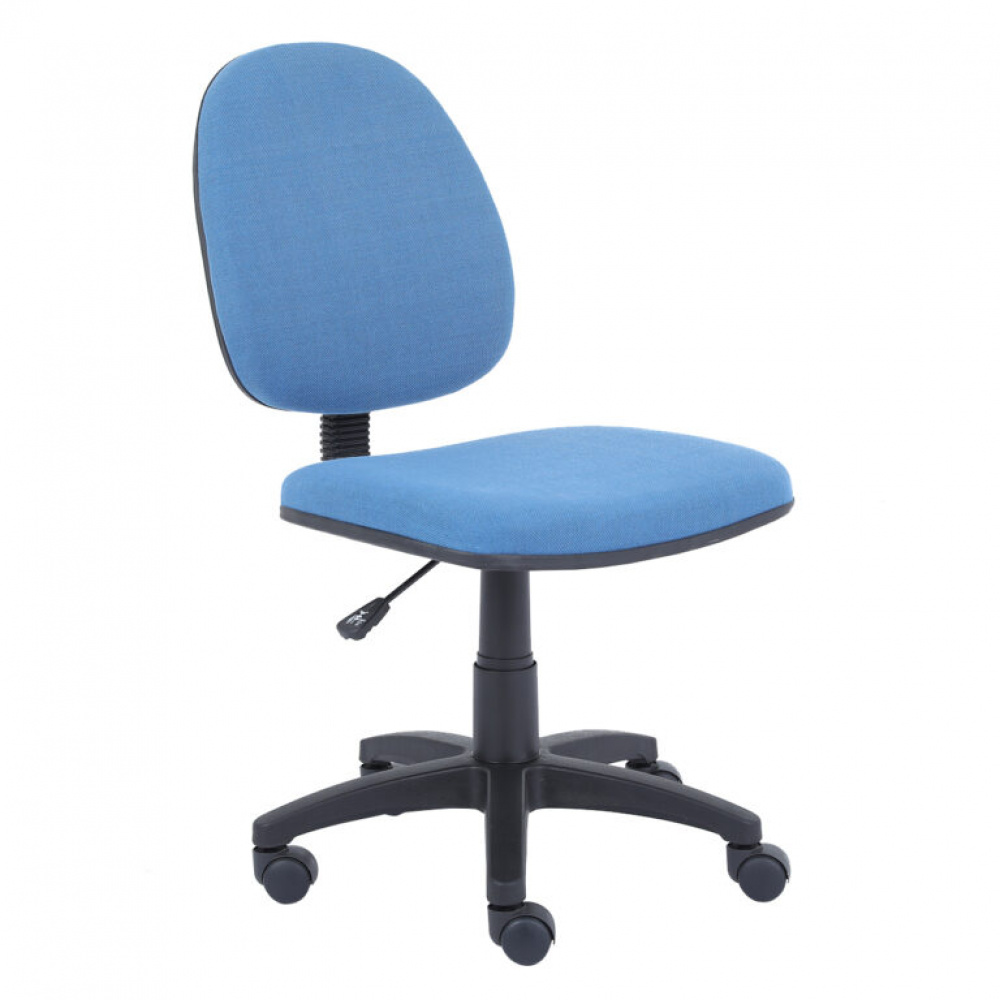 Silla De Oficina Nextep De Altura Ajustable Tela Azul Base Giratoria